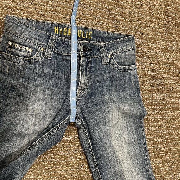 Hydraulic Bootcut Women’s Jeans Low Mid Rise Stretch 5/6 - Picture 6 of 12